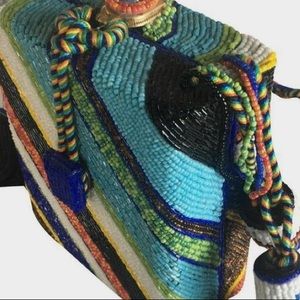 Mary Francis Beaded Multiple Beads Clutch